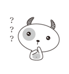 Little White Cattle - life note 1（個別スタンプ：23）