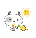 Little White Cattle - life note 1（個別スタンプ：37）