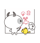 Little White Cattle - life note 1（個別スタンプ：40）