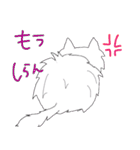 白猫の日常(長毛猫)（個別スタンプ：15）