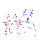 白猫の日常(長毛猫)（個別スタンプ：18）