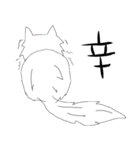白猫の日常(長毛猫)（個別スタンプ：25）