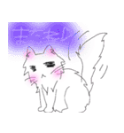 白猫の日常(長毛猫)（個別スタンプ：39）