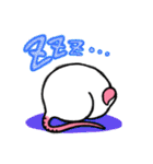 しろねずみな毎日。（個別スタンプ：33）