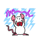 しろねずみな毎日。（個別スタンプ：36）