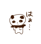 切ないパンダと励ます犬（個別スタンプ：26）
