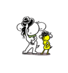 エリマキトカゲの日常会話（個別スタンプ：1）