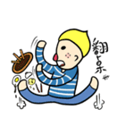Two brother＆yellow pet（個別スタンプ：7）