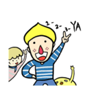 Two brother＆yellow pet（個別スタンプ：12）