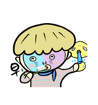 Two brother＆yellow pet（個別スタンプ：24）
