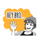 Simple - Guy（個別スタンプ：1）