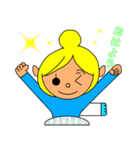 たまねぎヘアーの女の子（個別スタンプ：2）