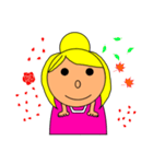 たまねぎヘアーの女の子（個別スタンプ：5）
