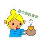 たまねぎヘアーの女の子（個別スタンプ：10）