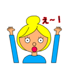 たまねぎヘアーの女の子（個別スタンプ：13）