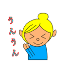 たまねぎヘアーの女の子（個別スタンプ：25）