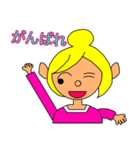 たまねぎヘアーの女の子（個別スタンプ：27）