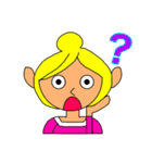 たまねぎヘアーの女の子（個別スタンプ：28）