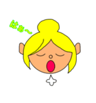 たまねぎヘアーの女の子（個別スタンプ：30）