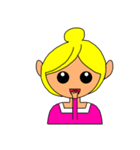 たまねぎヘアーの女の子（個別スタンプ：37）