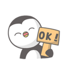 morning penguin（個別スタンプ：14）