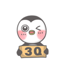 morning penguin（個別スタンプ：15）