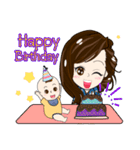 Mamii Mommy ＆ Baby（個別スタンプ：12）