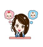 Mamii Mommy ＆ Baby（個別スタンプ：15）