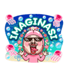 OMPINK : Kiss Kiss（個別スタンプ：18）
