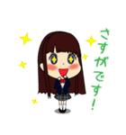 日常＆学校生活で使える制服スタンプ（個別スタンプ：35）
