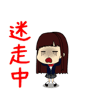 日常＆学校生活で使える制服スタンプ（個別スタンプ：37）