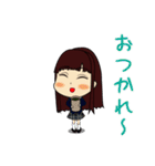 日常＆学校生活で使える制服スタンプ（個別スタンプ：39）