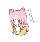 ピンクな猫耳少女2（個別スタンプ：25）