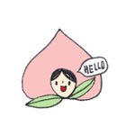 The peach girl（個別スタンプ：1）