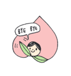 The peach girl（個別スタンプ：4）
