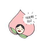The peach girl（個別スタンプ：5）