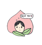 The peach girl（個別スタンプ：9）
