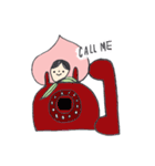 The peach girl（個別スタンプ：21）
