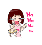 jeejee and beary bear（個別スタンプ：4）