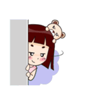 jeejee and beary bear（個別スタンプ：6）