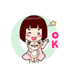 jeejee and beary bear（個別スタンプ：7）
