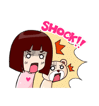 jeejee and beary bear（個別スタンプ：11）