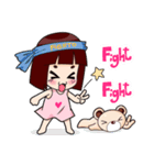 jeejee and beary bear（個別スタンプ：17）