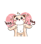 jeejee and beary bear（個別スタンプ：18）