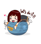 jeejee and beary bear（個別スタンプ：38）