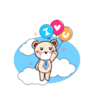 jeejee and beary bear（個別スタンプ：39）