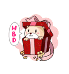 jeejee and beary bear（個別スタンプ：40）