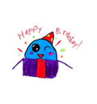 Joy Jelly Blue（個別スタンプ：7）