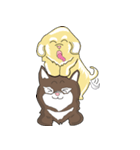 2 dog and the beautiful（個別スタンプ：5）