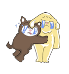 2 dog and the beautiful（個別スタンプ：9）